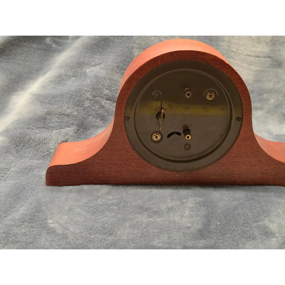 Seth Thomas Mantelette-W Mantel Clock Model 15483 Wood Case Vintage Alarm Clock